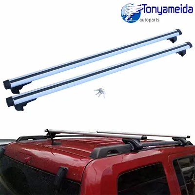 53  Car Top Roof Rack Cross Bars Luggage Rail Cargo Carrier Anti-theft 135cm New • $55.99