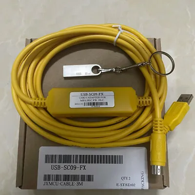 For Mitsubishi FX1n2n3u3g PLC USB-SC09-FX II Data Monitoring Download Cable • $24.75