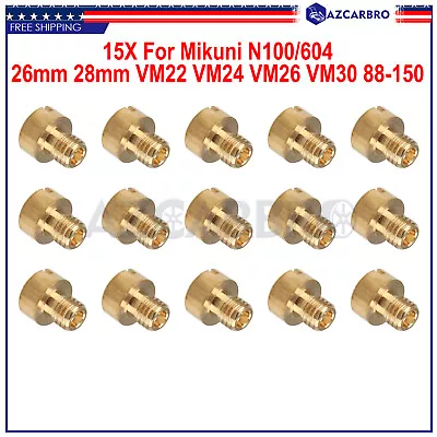 15pcs For Mikuni VM22 VM24 VM26 VM30 125cc 150cc 200 250cc Carb Main Jet Kit New • $7.91