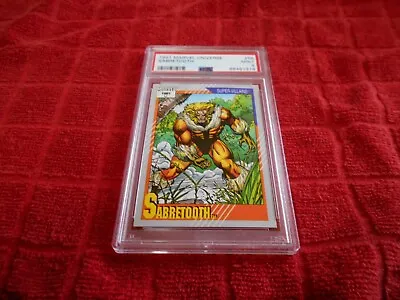 1991 Marvel Universe Sabre Tooth #56 Graded Psa 9  Box 1 • $9.99