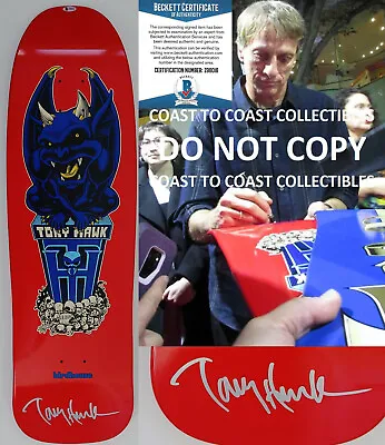 Tony Hawk Signed Birdhouse Skateboard Deck Exact Proof Beckett COA Autographed. • $1006.57