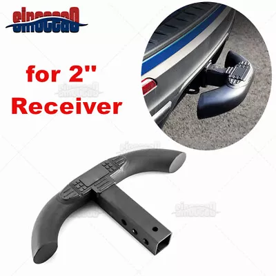 Universal Hitch Step Bar Bumper Guard For 2  Inch Tow Trailer Receiver • $46.99