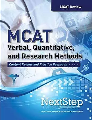 MCAT Verbal Quantitative And Research Methods: Content Review And Pract - GOOD • $5.75