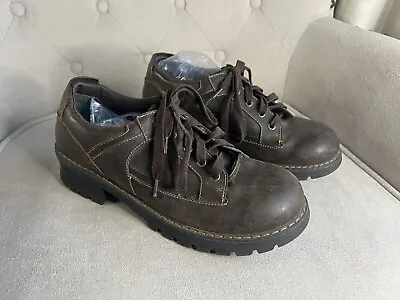 Vintage Mudd Womens Chunky Nigel Shoes Loafers Brown Y2K 90s Retro Size 10 • $54.99