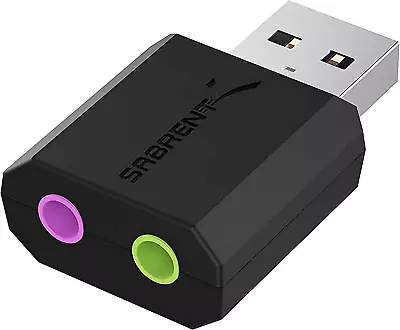 USB External Stereo Sound Adapter For Windows And Mac: Effortless Plug And Play • $15.99