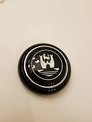 Silver Black 55-67 Vintage Vw Volkswagen Bus Steering Wheel Horn Push Button • $82.10