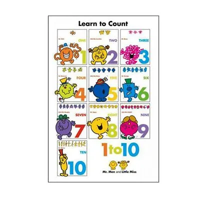 Mr. Poster Men And Little Miss Learn To Count • £11.20