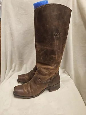 $378 Frye 150th Anniversary Womens Cavalry Riding Boots Rust Distressed US 7M • $110