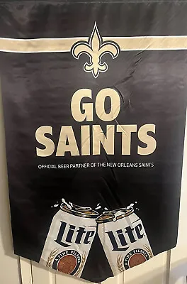 Miller Lite Saints Flag  • $25