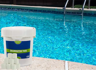 1  Inch 99% Trichloro Stabilized Swimming Pool Chlorine Tablets (Various Amount) • $269.99