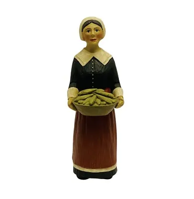 Vintage Signed Leo R. Smith “Pilgrim Lady” Figurine Thanksgiving 3569/5000 • $99.97