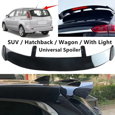 Universal For Mazda 5 2006-2010 Rear Tailgate Roof Spoiler Wing W/ Light ABS • $88.49