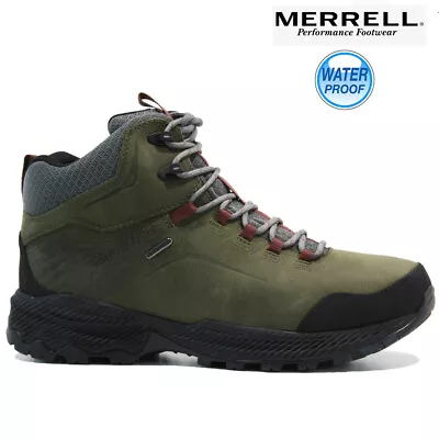 Merrell Mens Walking Trainers Hiking Trekking Thermal Waterproof Outdoor Boots • £69.95