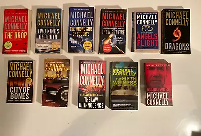 Lot MICHAEL CONNELLY Lincoln Lawyer HARRY BOSCH Blood Work DRAGONS Lot Of 11 • $30