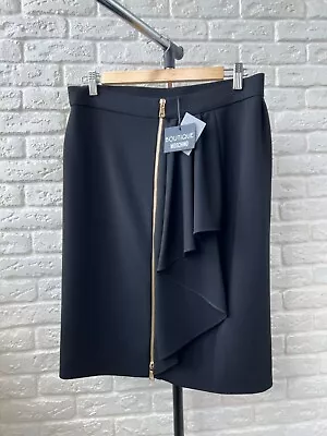 Moschino Boutique NWT! Black Skirt Women's Size 44 / USA 10 • $65