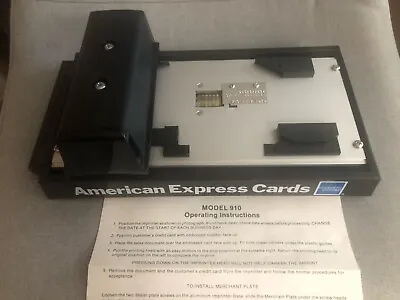 American Express Merchant Credit Card Imprint Machine Datacard Addressograph • $35