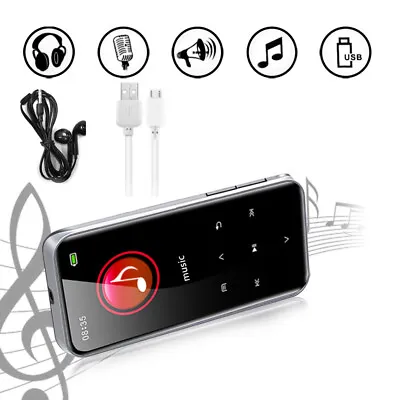 Bluetooth MP3 Player 8 16 32 GB MP4 FM Radio Recorder HIFI Sport Music Speakers • $17.99