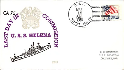 USS Helena CA-75   Morris Beck Number 314 Commission • $2.99