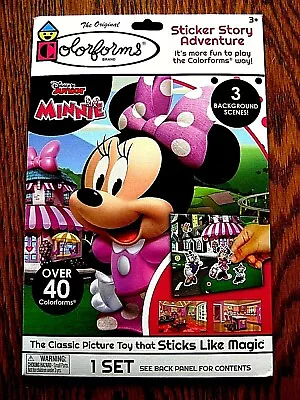 Minnie Mouse Colorforms Fun Pack Game Sticker Story Adventure Play SET Disney Jr • $5.45