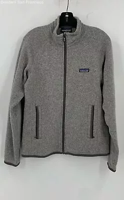 Patagonia Mens Gray Better Sweater Long Sleeve Zipped Pockets Fleece Jacket XS • $19.99