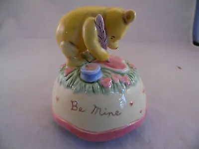 $38.50 • Buy Disney Winnie The Pooh  Be Mine  Music Box Plays  Winnie The Pooh  Valentine HTF