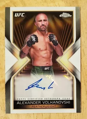 Alexander Volkanovski 2024 Topps Chrome UFC Main Event Auto! Featherweight! • $35