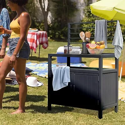 Domi Outdoor Living Aluminum Kitchen Island With Freestanding Storage Cabinet • $429.99