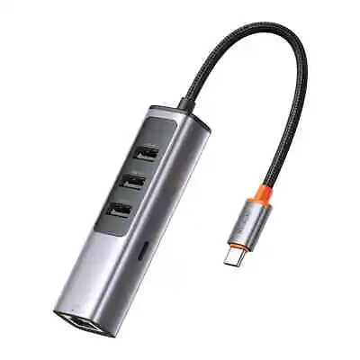 Mcdodo 5 In 1 USB Type-C 100W Adapter HUB Extender RJ45 LAN Ethernet For Laptop • $49.90
