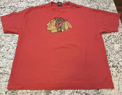 Vintage Chicago Blackhawks Shirt - Red 2XL - Antigua • $6.29