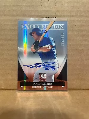 Matt Szczur 2011 Panini Elite Extra Edition Auto /783 P-21 • $3.49