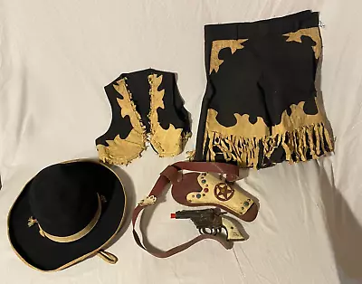 Vintage Gene Autry Cowboy Outfit And Cap Gun Holster Set X-26 • $225