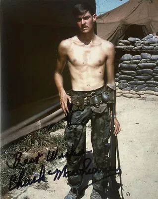 CHARLES CHUCK MAWHINNEY HANND SIGNED 8x10 PHOTO VIETNAM SNIPER AUTOGRAPH  COA • $63.75