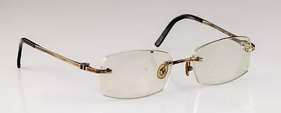 Vintage Cartier Rimless Reading Glasses W/ Original Case 135 PRESCRIPTION • $1200