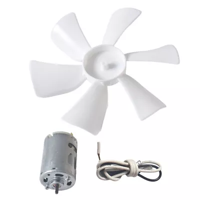 6  12V RV Vent Motor Bath Exhaust Fan Blade Home Bathroom Roof Mobile Home • $10.99