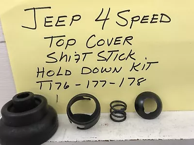 Jeep T170 4 Speed Transmission Shift Stick Hold Down Repair Kit T176t177t178 • $22