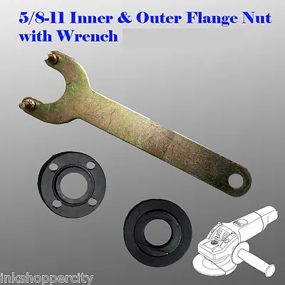 Grinder Flange Lock Nut Wrench For Dewalt Milwaukee Makita Bosch Black & Decker • $8.95