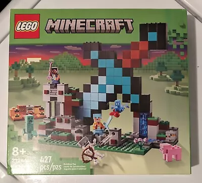 LEGO MINECRAFT: The Sword Outpost Complete Set 21244 NIB 427 Pieces Unopened • $29.99