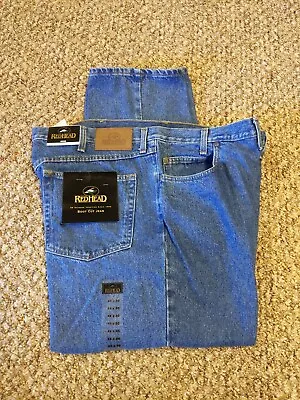 Redhead Men's Size 44W X 30L Blue Medium Stone Denim Bootcut Jeans New With Tag • $12.99