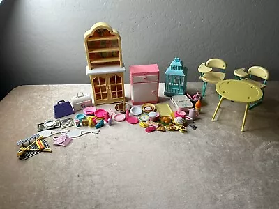 Barbie Vintage  Furniture And Accessories Mixed Lot - Food Chairs Table • $48.75