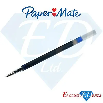£1.79 • Buy Paper Mate InkJoy Gel - Blue Pen Refill 0.7mm Medium Tip Nib, Multi Buy Savings
