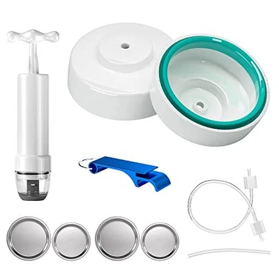 $13.55 • Buy Mason Jar Vacuum Sealer For Regular And Wide Mouth Canning Jars Pump Lid Opener