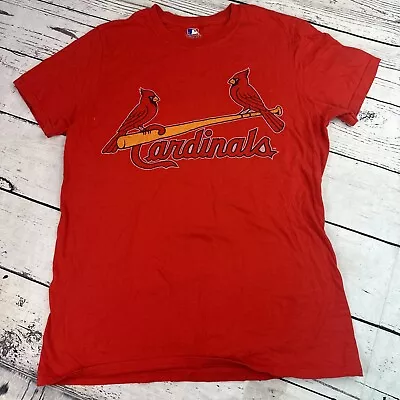 St. Louis Cardinals T Shirt Womens Small Genuine Merchandise 4 MOLINA Red • $6.86