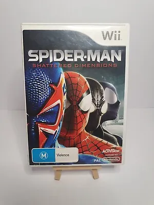 Spider-man Shattered Dimensions - Nintendo Wii Complete With Manual  • $20