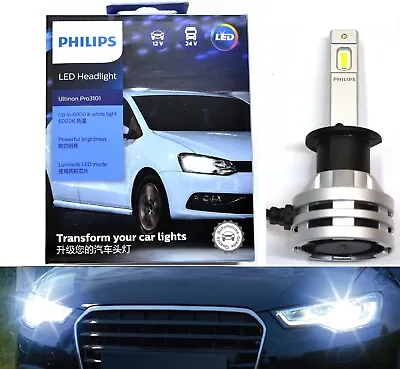 Philips Ultinon Pro3101 LED White H1 Two Bulbs Headlight DRL Daytime Replacement • $105