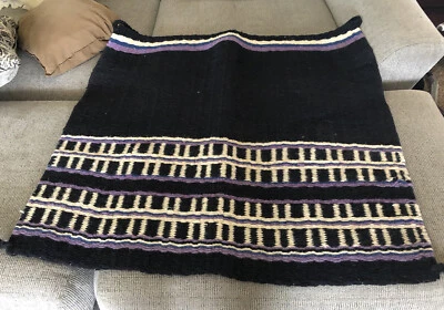 $48 • Buy Western Wool Show Saddle Blanket - 35x35 - Purple - Lilac - Black - Cream