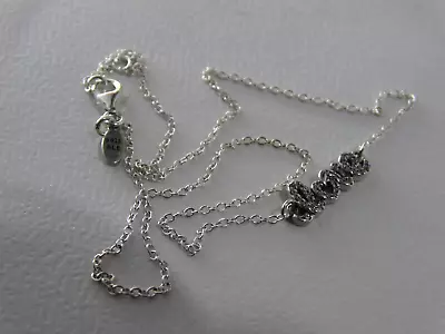$42.46 • Buy PANDORA PANDORA Signature Of Love Necklace 40 Cm