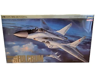 Hasegawa Mikoyan MIG-29 Fulcrum Model Kit Military Airplane VTG 1987 NEW SEALED  • $29.99