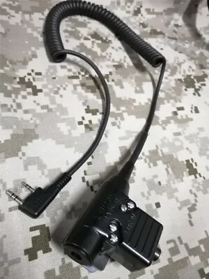 U94 PTT Connect Peltor Comtac For Kenwood / Baofeng Radio NATO Tactical Headset  • $39.90