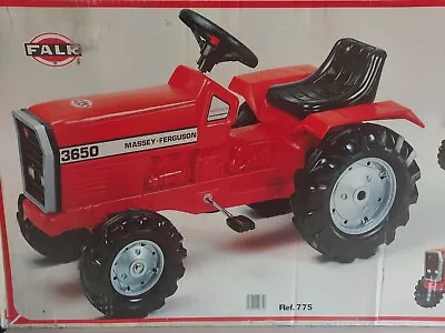 RARE 1980s MASSEY Ferguson 3650 Pedal Tractor NEW OLD STOCK UNPLAYED WITH BOXED  • £450