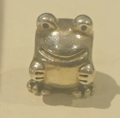 Retired Pandora S925 ALE  Happy Smiling Frog Bead Charm • £14